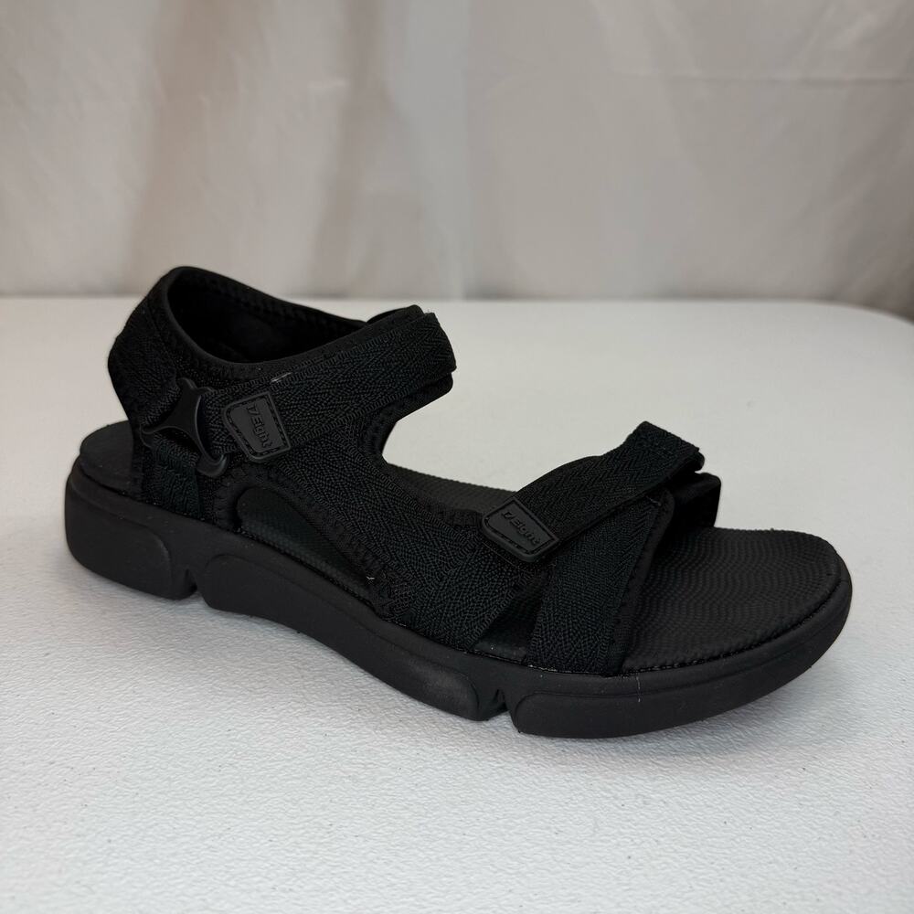 I7Eight Womenโs LightWeight Comfort Sandals Black Size 11